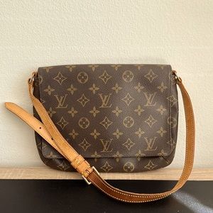 Authentic Louis Vuitton Monogram Tango Short Strap